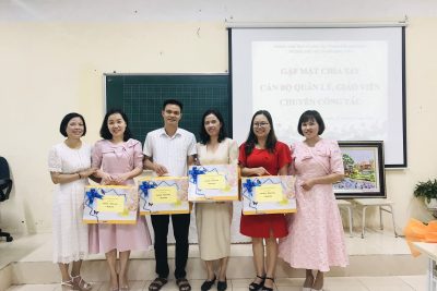 GẶP MẶT CÁC ĐỒNG CHÍ CÁN BỘ QUẢN LÝ – GIÁO VIÊN CHUYỂN CÔNG TÁC