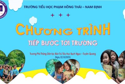 TRƯỜNG TH PHẠM HỒNG THÁI TÍCH CỰC CHIA SẺ YÊU THƯƠNG – ỦNG HỘ ĐỒNG BÀO CHỊU THIỆT HẠI NẶNG NỀ DO BÃO LŨ GÂY RA