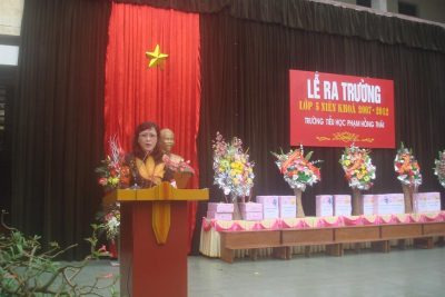 Lễ ra trường lớp 5 niên khóa 2007 – 2012