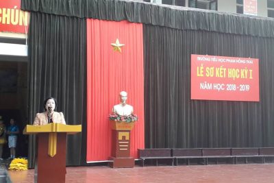 Lễ sơ kết học kỳ I năm học 2018 – 2019