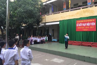 Lễ kết nạp Đội viên mới năm học 2016-2017
