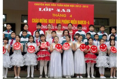 Chuyên mục văn nghệ của lớp 4A3 “Chào mừng ngày giải phóng miền Nam 30-4”