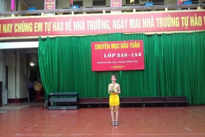 Chuyên mục đầu tuần lớp 2A3 và 1A2