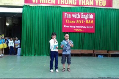 Giao lưu Fun with English lớp 5A1-5A2