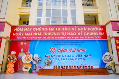 THẮP LỬA MÙA TRI ÂN – TRƯỜNG TH PHẠM HỒNG THÁI KỶ NIỆM 42 NĂM NGÀY NHÀ GIÁO VIỆT NAM (20/11/1982 – 20/11/2024)