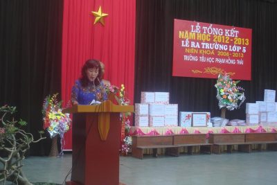 Lễ Tổng kết năm học 2012-2013 và Lễ ra trường lớp 5 niên khóa 2008 – 2013