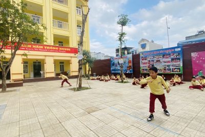 TIỂU HỌC PHẠM HỒNG THÁI TƯNG BỪNG HỘI THI THỂ DỤC THỂ THAO CHÀO MỪNG NGÀY THÀNH LẬP QUÂN ĐỘI NHÂN DÂN VIỆT NAM VÀ NGÀY HỘI QUỐC PHÒNG TOÀN DÂN NĂM HỌC 2023 – 2024