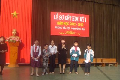 Lễ sơ kết học kỳ I năm học 2012 – 2013