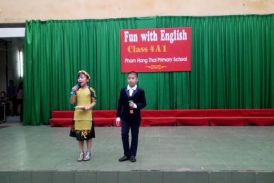 Giao lưu Fun with English lớp 4A1