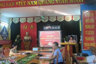 Hội nghị Cán bộ-Công chức-Viên chức và Đại hội Công đoàn trường tiểu học Phạm Hồng Thái