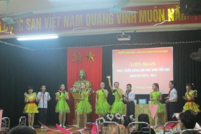 Liên hoan Phát triển năng lực học sinh tiểu học cấp Thành phố năm học 2013 – 2014