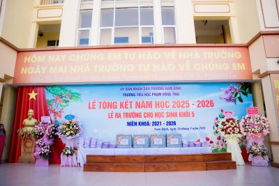 LỄ TỔNG KẾT NĂM HỌC 2025-2026; LỄ RA TRƯỜNG LỚP 5 NIÊN KHÓA 2021-2026 – TRƯỜNG TH PHẠM HỒNG THÁI KHÉP LẠI MỘT HÀNH TRÌNH ĐÁNG BIỂU DƯƠNG