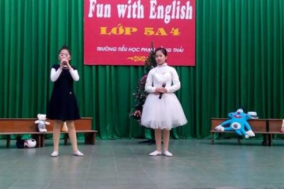 Giao lưu Fun with English (Tiết mục của lớp 5A4)