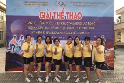 TRƯỜNG TH PHẠM HỒNG THÁI TÍCH CỰC THAM GIA GIẢI THỂ THAO CB-GV NGÀNH GIÁO DỤC THÀNH PHỐ NAM ĐỊNH NĂM 2022 CHÀO MỪNG KỶ NIỆM 40 NĂM NGÀY NGVN 20-11