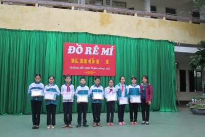 Đồ Rê Mí khối 1 năm học 2014 – 2015 (Phần I)