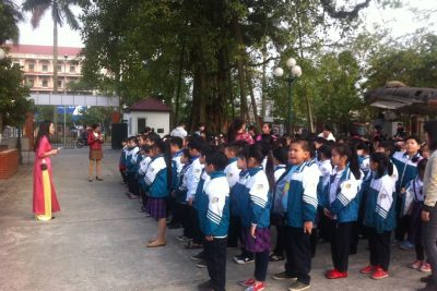Ngoại khóa của khối 2, 3 tham quan học tập tại Bảo tàng Nam Định và Bảo tàng Đồng quê