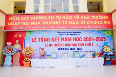 LỄ TỔNG KẾT NĂM HỌC 2024-2025; LỄ RA TRƯỜNG LỚP 5 NIÊN KHÓA 2020-2025 – TRƯỜNG TH PHẠM HỒNG THÁI KHÉP LẠI MỘT HÀNH TRÌNH ĐÁNG BIỂU DƯƠNG