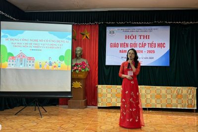 GIÁO VIÊN TIỂU HỌC PHẠM HỒNG THÁI TIẾP TỤC KHẲNG ĐỊNH NĂNG LỰC VÀ NỖ LỰC TỪ THÀNH TÍCH XUẤT SẮC TRONG HỘI THI GIÁO VIÊN GIỎI CẤP TIỂU HỌC THÀNH PHỐ NĂM HỌC 2024 – 2025