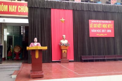 Lễ sơ kết học kì I năm học 2017 – 2018