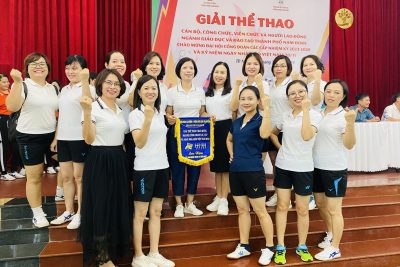 TH PHẠM HỒNG THÁI TÍCH CỰC THAM GIA GIẢI THỂ THAO CB-GV NGÀNH GIÁO DỤC THÀNH PHỐ NAM ĐỊNH NĂM 2023 CHÀO MỪNG KỶ NIỆM 41 NĂM NGÀY NGVN 20-11