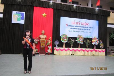Hoạt động bên thềm lễ Kỉ niệm 25 năm trường Tiểu học Phạm Hồng Thái