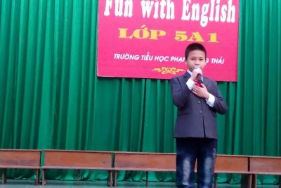 Giao lưu Fun with English (Tiết mục của lớp 5A1)