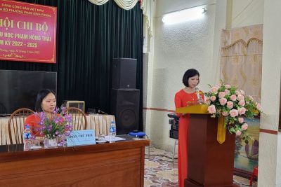 CHI BỘ TRƯỜNG TIỂU HỌC PHẠM HỒNG THÁI KHẲNG ĐỊNH VAI TRÒ HẠT NHÂN LÃNH ĐẠO TOÀN DIỆN MỌI HOẠT ĐỘNG CỦA NHÀ TRƯỜNG