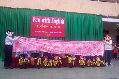 Giao lưu Fun with English (Tiết mục của lớp 4A1)